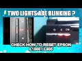 Epson L1800 and L805 both lights blinking red. Time to reset waste ink pad counter