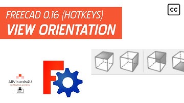 FreeCAD Tutorial - Hotkey #2 - Number 0-6 = Set view orientation