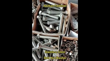 Stainless Steel Bolt Nut Washer丨#Fastener #Hardware #Shorts #Bolt #Nut #Washer丨Aozhan Fasteners