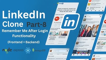 LinkedIn Clone With React Native | remember me after signin functionality | Part 8 | #Reactnative