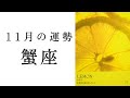 【蟹座🍁11月の運勢】大転機です😳これまでにない素晴らしい展開!!2024年タロット占い