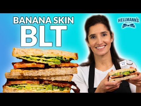 Banana Skin BLT with Hellmann39s Vegan Baconnaise
