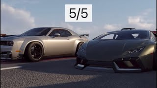 CarX street เคลียร์ club black lotus ep 5/5 dodge challenger srt demon vs lamborghini huracan