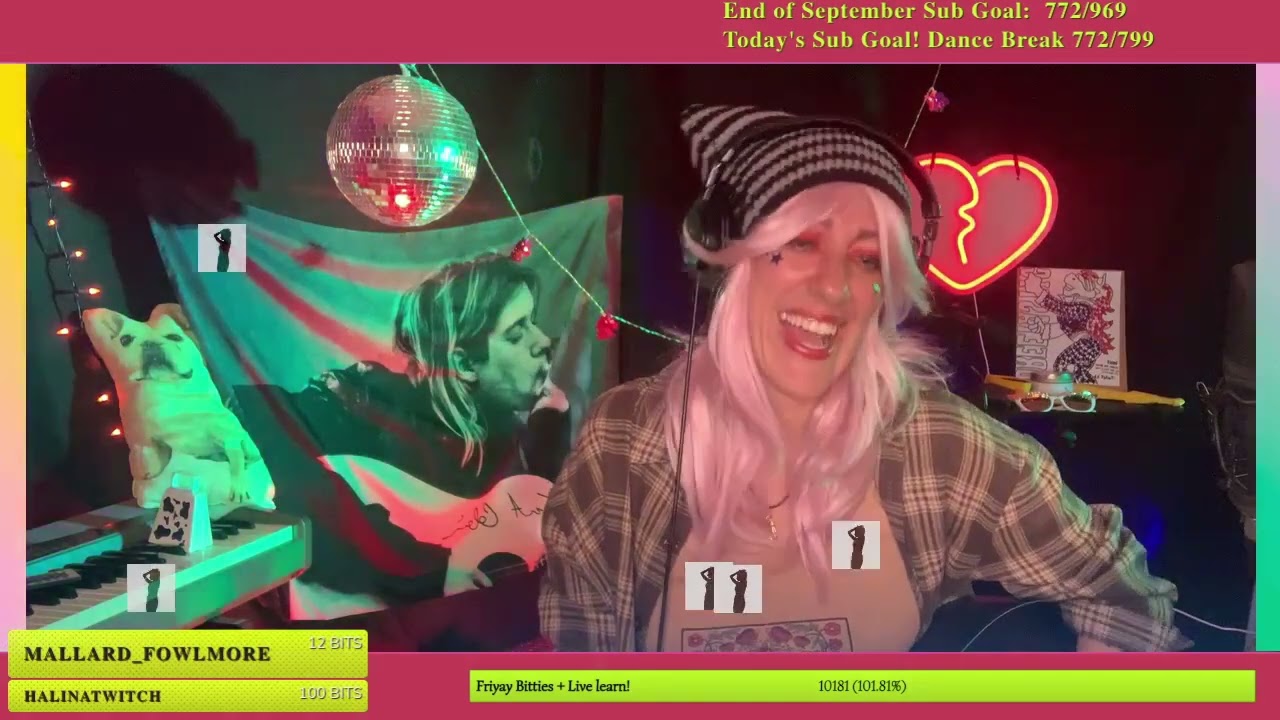 Dance Naked by John Mellencamp song premiere by Dree Mon on Twitch