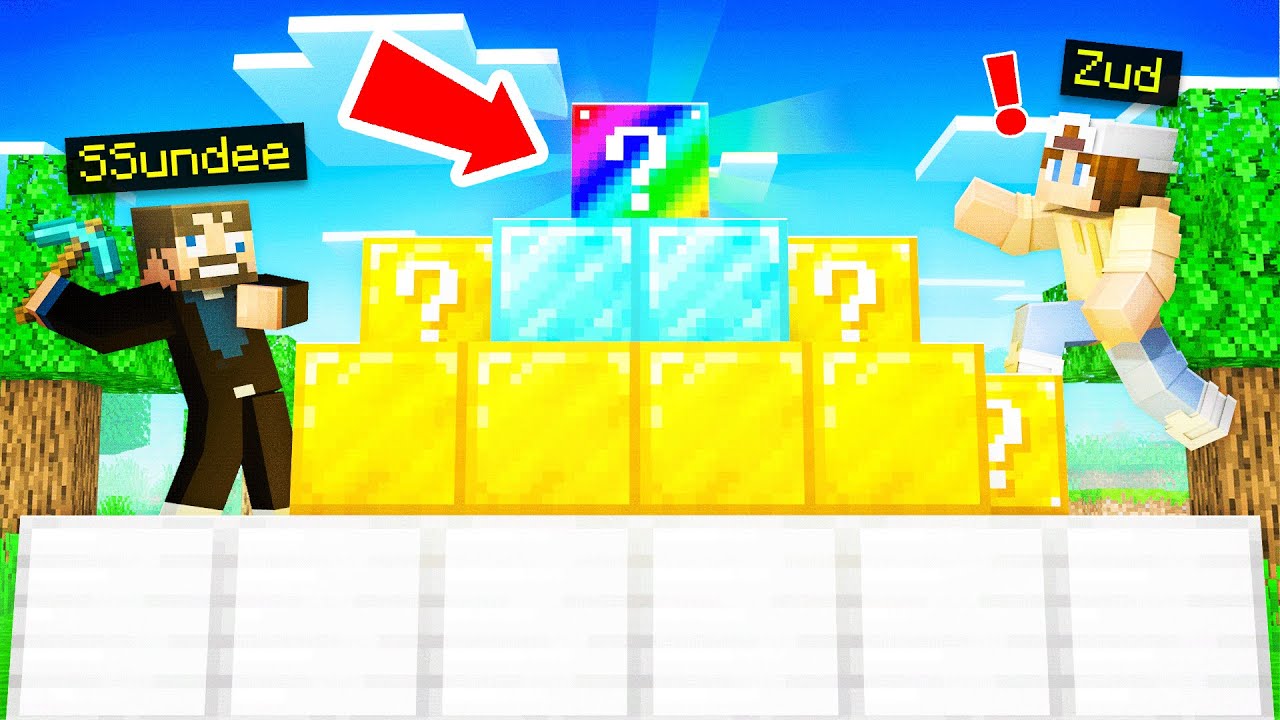 Minecraft *Only Up* Lucky Block Race...