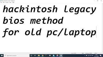 hackintosh/legacy bios efi /yosemite/clover bootloader