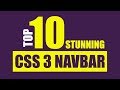 Top 10 Stunning CSS 3 Effects For Navigation Bar