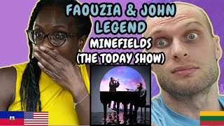 REACTION TO Faouzia & John Legend - Minefields (Live on The Today Show) | FIRST TIME HEARING