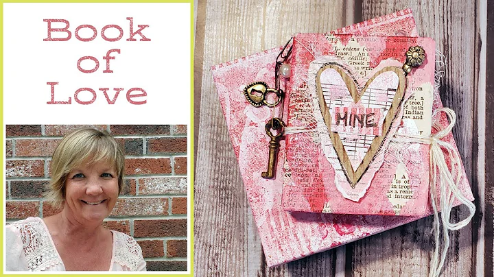 Book of Love using Eileen Hull Tiny Book Die