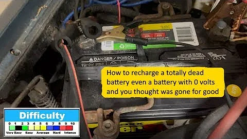 How to charge a dead car battery even if 0 Volts Is your car battery really dead?