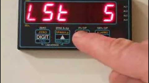 Panel meter last digit round-up setting