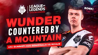 Wunder Countered by a Mountain | LEC Summer 2020 Playoffs G2 vs Rogue Voicecomms