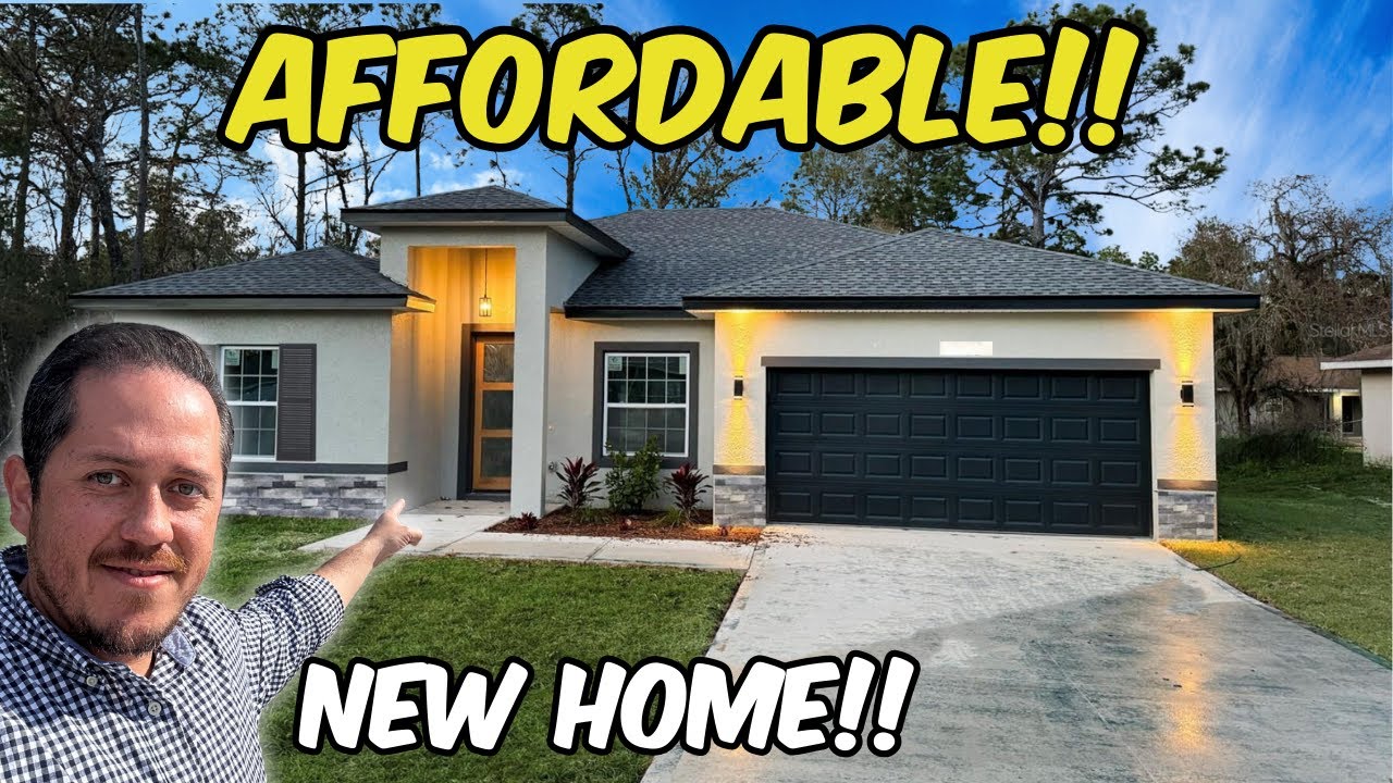 New Construction in Ocala Florida under 300K. hometour, nohoa YouTube