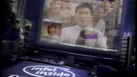 Intel Pentium Processor Video Chat 90s Commercial (1994)