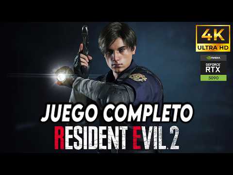 Resident Evil 2 Remake PC (4K) | Juego Completo con Leon  | Primer Ruta |