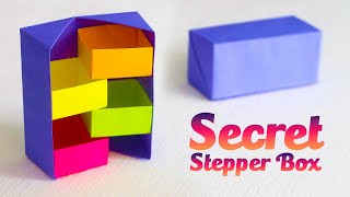 DIY Secret Stepper Box | Paper Craft | Secret Box