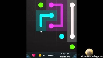 Flow Game Level - 155 [5x5] Basic Pack Connect the Dots