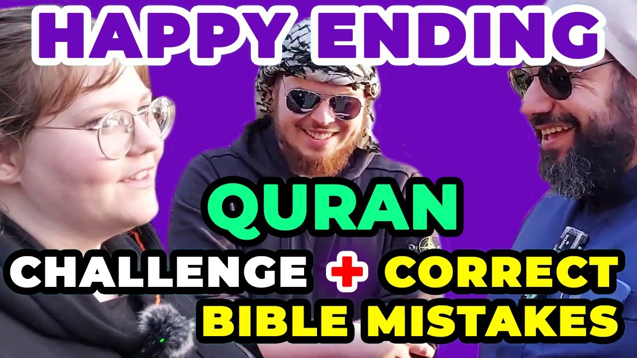 Christian Girl Admit Bible Mistakes and Then Took Shahada Revert to Islam❗ Speakers Corner