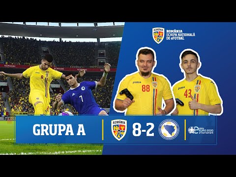 eEURO 2020: România – Bosnia-Herțegovina 8-2