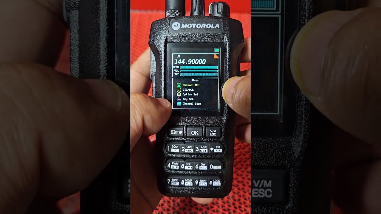 วิธีปรับเกนไมค์ Mic gain Motorola R8