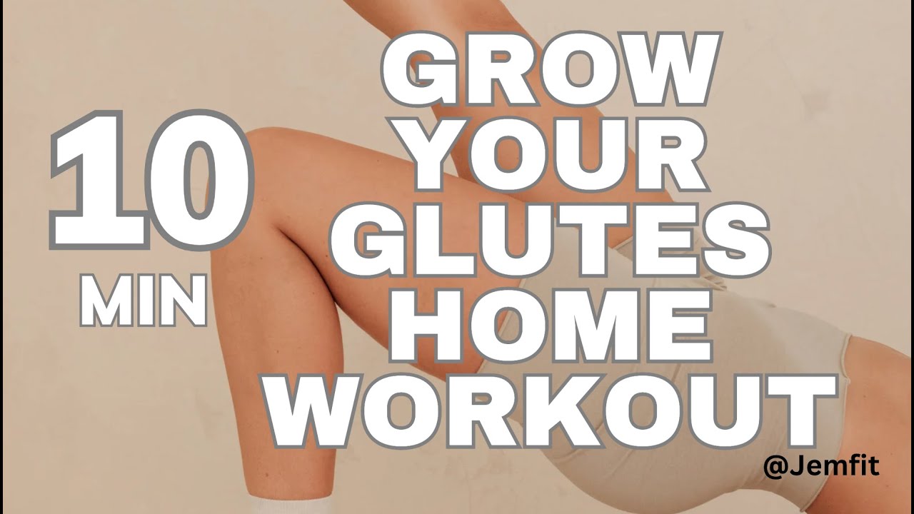 GROW YOUR GLUTES | HOME WORKOUT | CALORIE BURN WORKOUT - YouTube