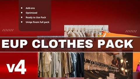 [ ESX ] Clothing Packs Fivem - Fivem Shop - Best FiveM Script | Fivem Scripts