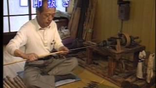 川口和竿（江戸和竿） 製作工程 - YouTube