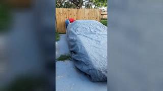 Budge car cover installation review on corvette *link in description*