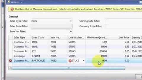 Process Management - course 8 - 5.1 - demo Ms Dynamics NAV 2009