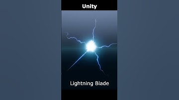 Lightning Blade in Unity using shader graph #unity #tutorial #howto