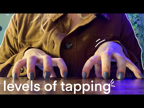 LEVELS OF TAPPING lofi - fast, slow, scratchy 💥ASMR