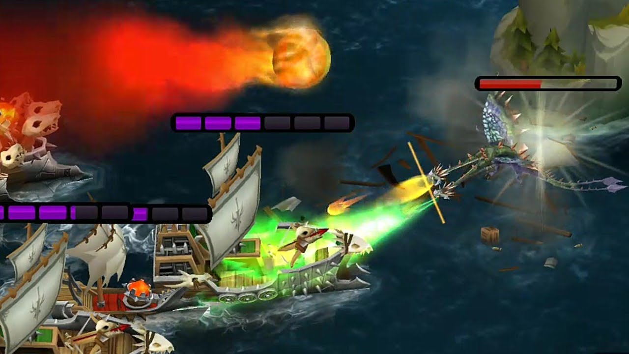 Defending Berk with Hideous Zippleback - Defeating Fleet 88 - Defend Berk