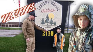 Surprising Clay With His First REAL Camo! His Reaction Says It All