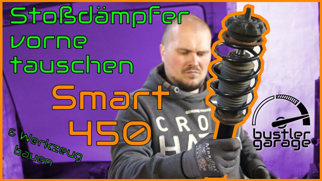 Smart 450 ForTwo Cabrio | Stoßdämpfer mit Federteller vorne wechseln | DIY