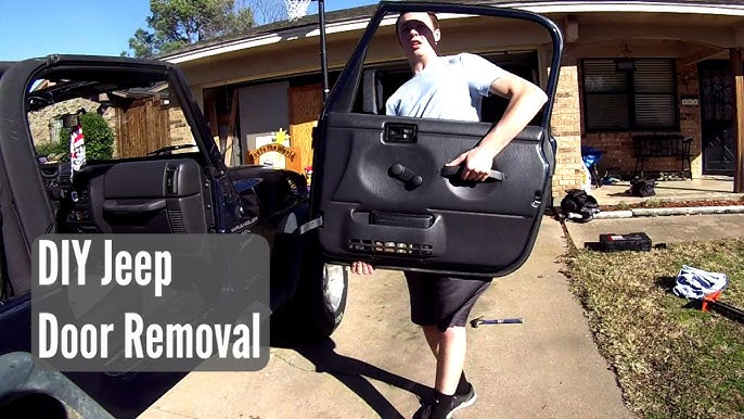 Taking the Doors Off Jeep Wrangler TJ - How To - YouTube