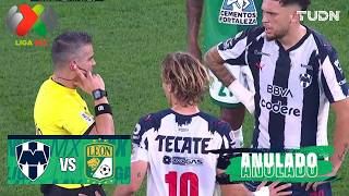 ¡GOOOL DE RAYADOS, pero no cuenta! - Monterrey 1-0 León | Liga MX - Jornada 6 Clausura 2026 | TUDN