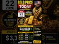 💰 Gold Price Today in USA 🇺🇸 | Latest Gold Rates in Dollars – May 22, 2026#usa #gold #news