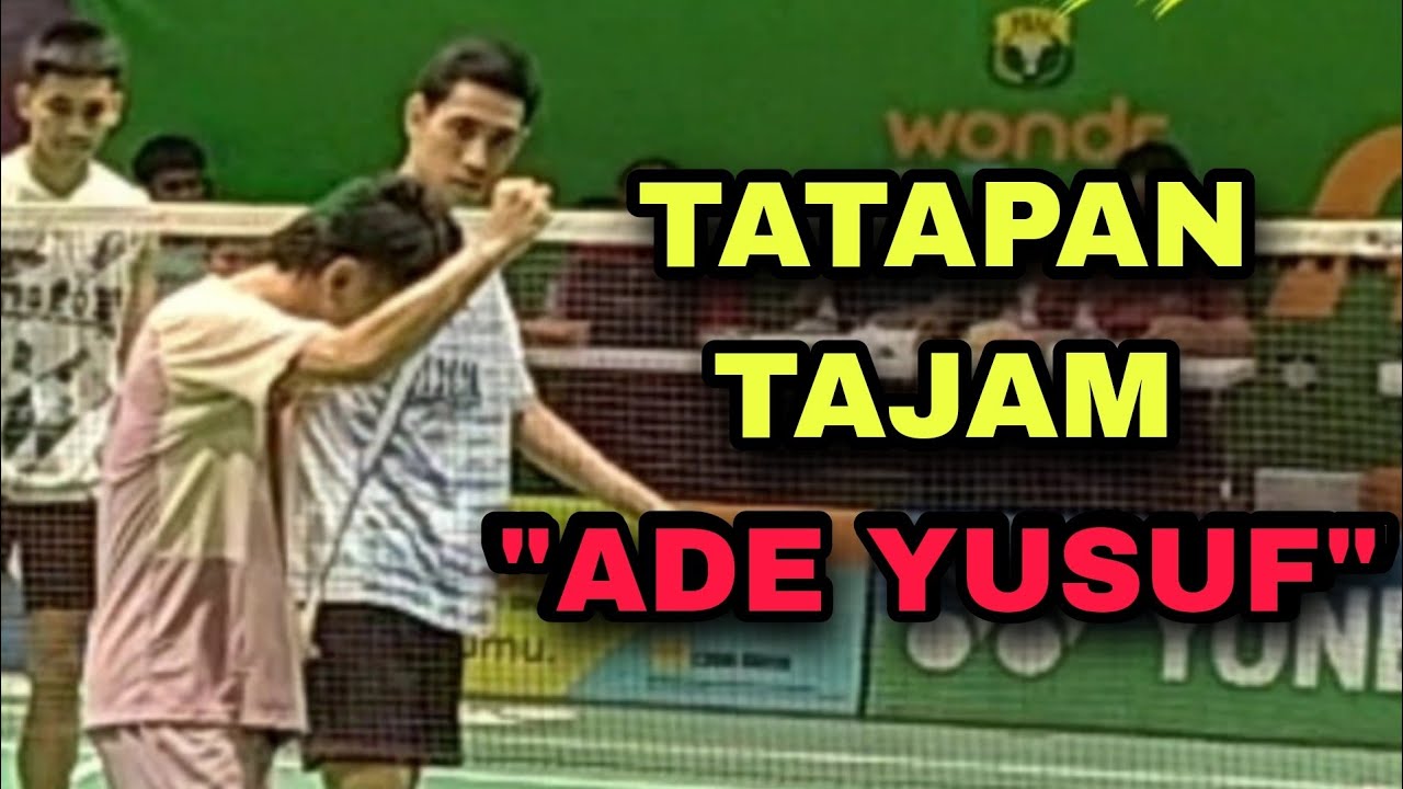 Menahan Kaki Sakit🔥 ADE YUSUF Berusaha Maksimal Melawan Pemain Muda PELATNAS CIPAYUNG‼️Semi Final
