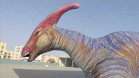 🦕🦖😱Google 3D Dinosaur in Mobile Parasaurolophus /AR Feature #Augmented Reality #Google AR #ARcore