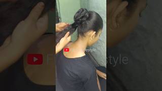 Try this Bun with DonutNew tricks of JudaShortsViralTrendingHacksHairtutorial@Fizas lifestyle