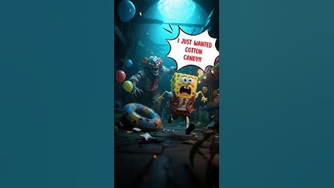 RUN, SPONGEBOB! 🤡 The Clown’s Carnival Has No Exit… #spongebob #usa