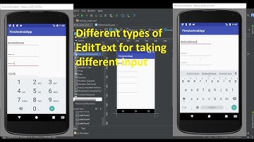 Types of Edit Text taking input in android|validation for getting input in android|Android share