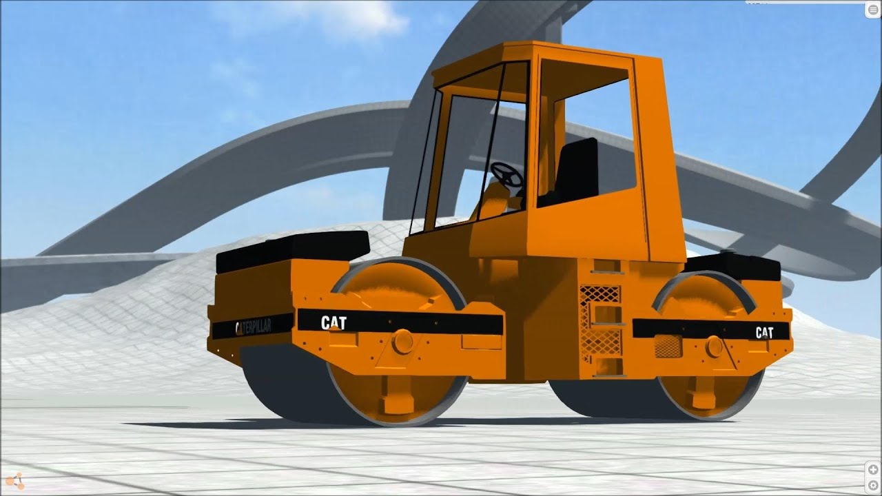 BKL STEAM ROLLER - BeamNG Mod. - YouTube