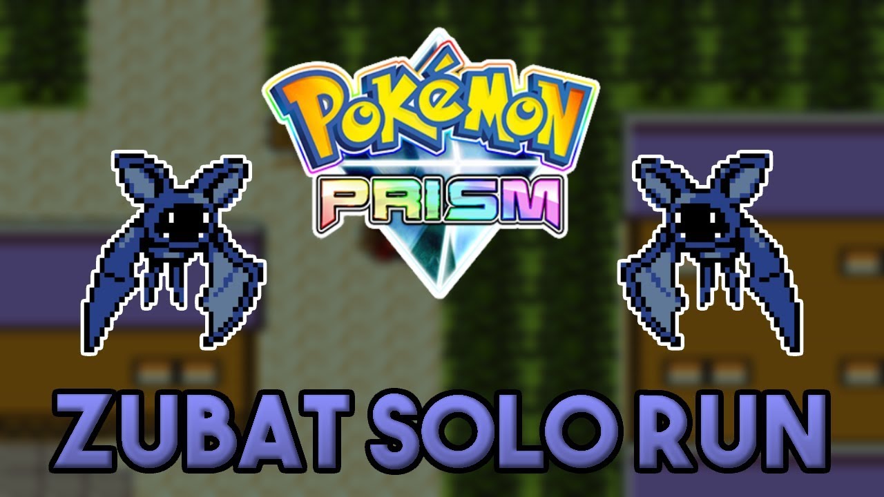 (Old bad video with raw footages) Pokemon Prism - Zubat Solo Run Challenge