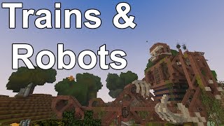 A TRAIN AND A GIANT ROBOT! - Creatinators (37) - Creativerse Let's Play