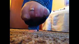 Crossdresser Cane & Plain Nylon Toes: Archive Look