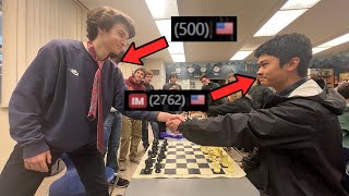 I joined a chess tournament with 500 rating.