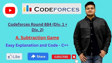 A. Subtraction Game | Codeforces Round 884 (Div. 1 + Div. 2) | The Third Tier Coder