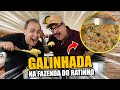 Galinhada com Angú na Fazenda do Ratinho - Chef Taico