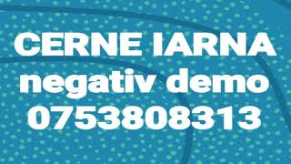 Cerne iarna - negativ